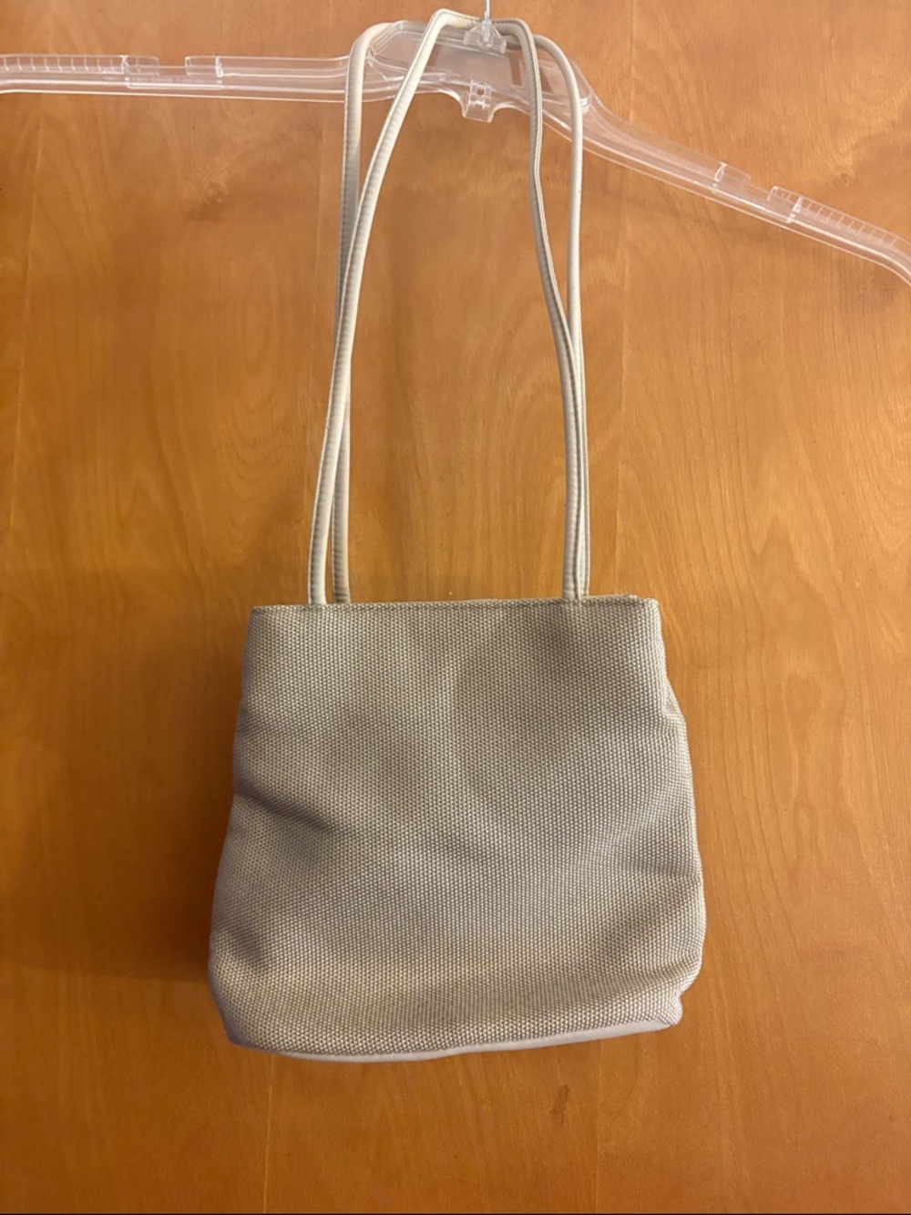 Everyday Cream Shoulder Bag with Double Straps